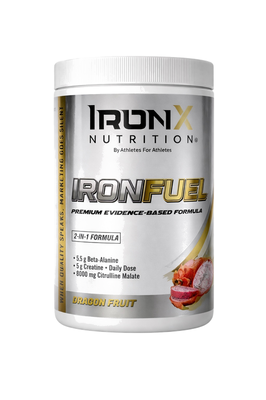 IronFuel 2-Pack — two tubs of pre-workout